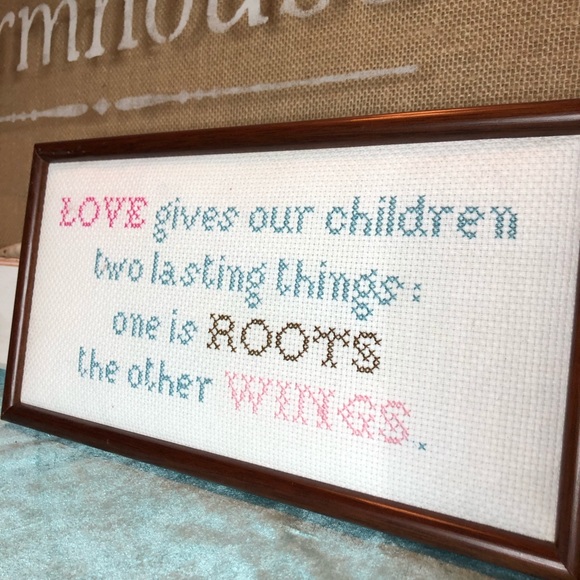 Vintage Custom Framed Needlepoint - Picture 2 of 6